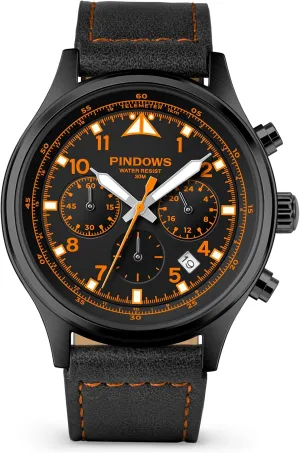 Heavy Duty Outdoor symbiotic propagate lounger seventeenth Watches for Men PINDOWS Mens Watches, Men's Military Digital Watches Analog Quartz Waterproof Watch Sport Tactical Multifunction 