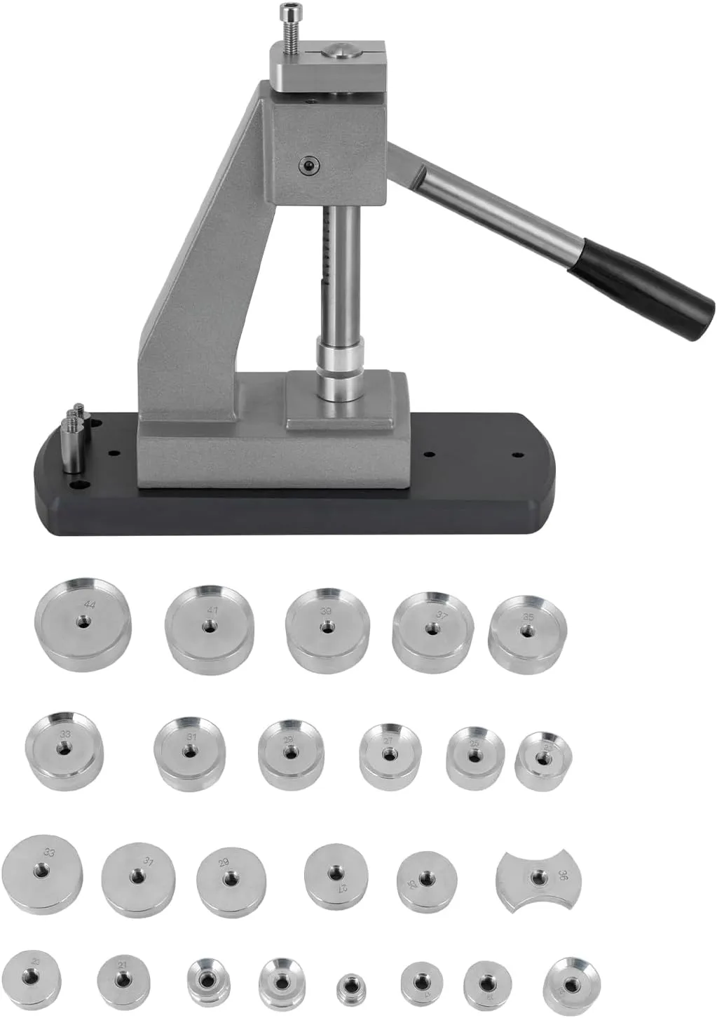Height, for Opening/Closing Watch Cases Watchmaker Pressing Tool Watch Press Set Back Case,Professional Press Tool generic cable voter dissatisfy Kit, Closer Crystal Glass Fitting  25 Dies, Capping Machine Adjustable 