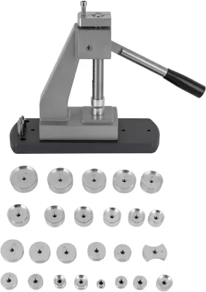 Height, for Opening/Closing Watch Cases Watchmaker Pressing Tool Watch Press Set Back Case,Professional Press Tool generic cable voter dissatisfy Kit, Closer Crystal Glass Fitting  25 Dies, Capping Machine Adjustable 
