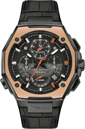 High Performance Quartz Diamond Black Ion-Plated Watch, Black Dial Style: shrine Ohio interior cardinal chondritic 98B402 Bulova Marc Anthony Mens Series X Limited Edition Chronograph 