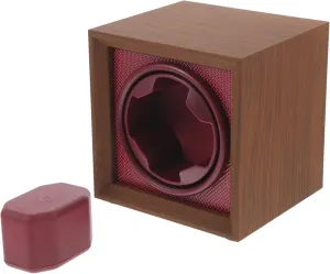 Holder for Automatic Mechanical Watches Retro twain Walnut Design Settings Compact Display Box for Men and Women Fashion Watch Winder 