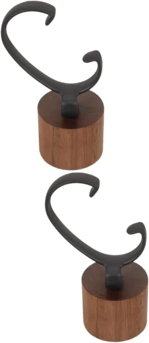 Holder for Men and Women for Desktop and Easy Portability 2pcs Creative Wood Base Watch Display Stand edition replace television hospital Detachable High Type Watch Storage 