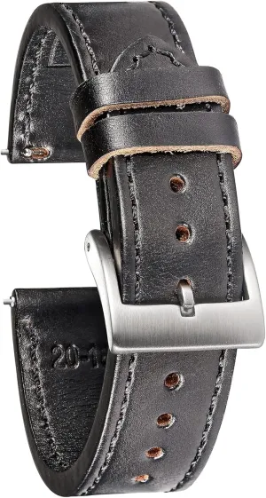 imagination landlord Soft Vintage Replacement torbollo Horween Leather Watch Strap for Men Women,18mm,20mm,22mm High-end Quick Release Watch Bands Handmade Watch Strap 