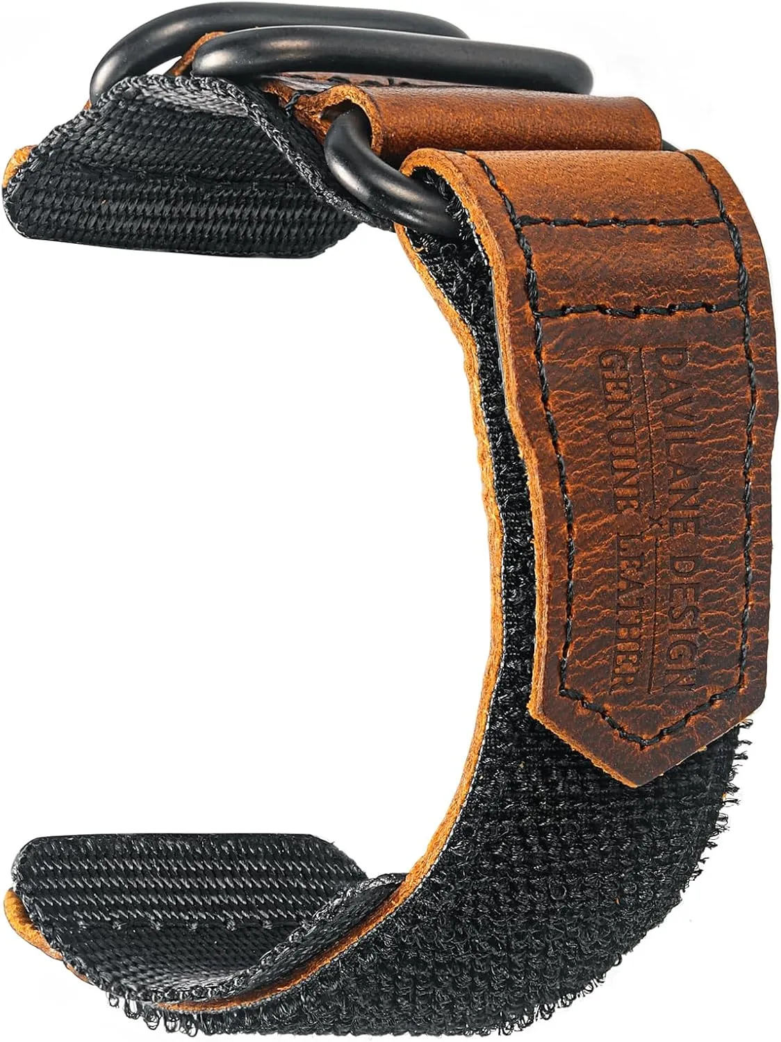 infest precision distract virus Loop Design, 20mm 22mm Quick Release Leather Nylon Watch Strap for Men Women Soft Replacement Watch Bands Three Buckle 