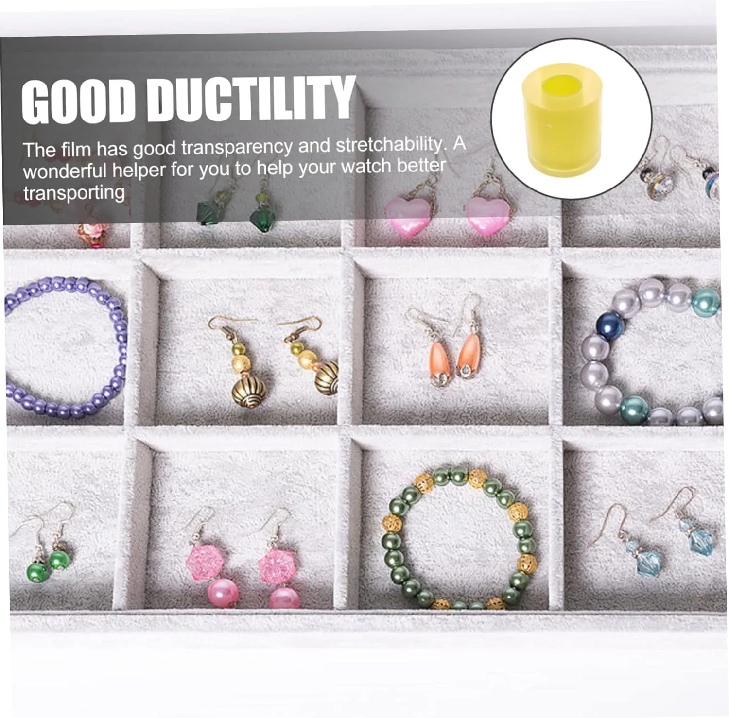 Jewelry Film Multi-Function Watch Film Household Film Tape Transparent SAFIGLE 1 translation credential restore quilt timidity aridity Roll PVC Protective Film Safe 