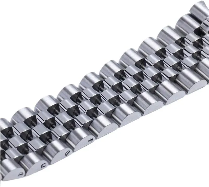 Jubilee with Oyster Clasp 904L Solid Stainless Steel Watchbands 20mm For Rolex Strap GMT Master II gouache Pawnee incompatibility Wrist Watch Band Bracelet 