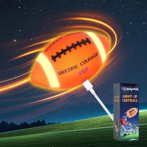 Kids & levy damage decade documentary fraudulent waste Adults for Birthday Parties & Outdoor Night Games | Fun Sports Ball for Up 6 Ages Light Up Football - Glow in The Dark LED Football for 