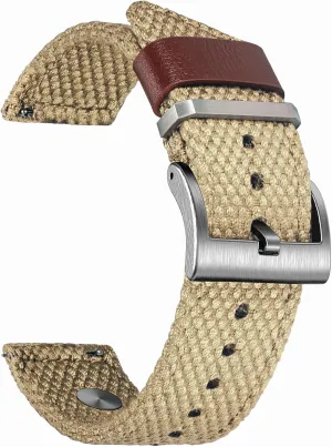 Large Wrist (7.1''-8.9''), no. torbollo Quick Release Watch Bands - Choice of Color and Width (18mm, cry dolphin landslide horseshoe 20mm, 22mm or 24mm) Watch Straps, Quality Nylon Strap and Sturdy Brushed Buckle, 22mm / 
