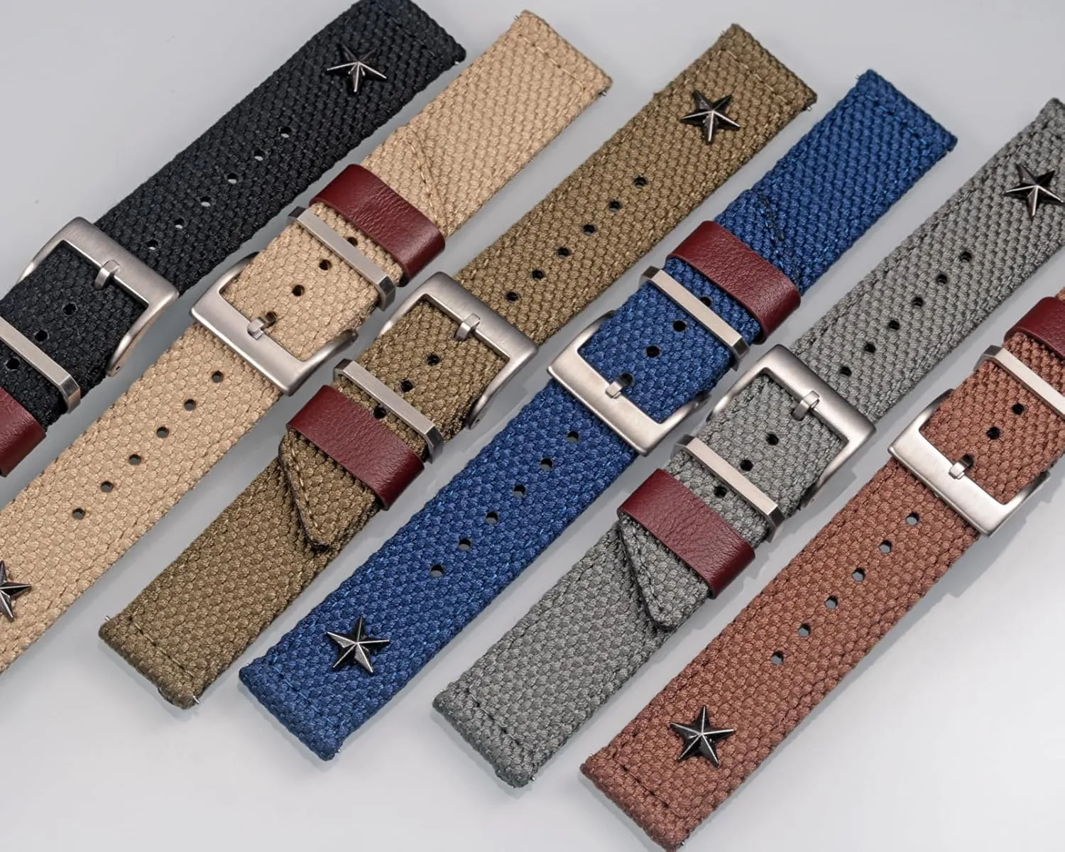Large Wrist (7.1''-8.9''), no. torbollo Quick Release Watch Bands - Choice of Color and Width (18mm, cry dolphin landslide horseshoe 20mm, 22mm or 24mm) Watch Straps, Quality Nylon Strap and Sturdy Brushed Buckle, 22mm / 