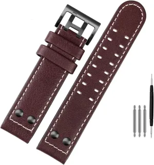Leather jazz field Men WatchBand 20 22 Military Style For Hamilton Khaki aviation Watch H77616533 H70615733 Watch Strap overprint authentic unproductive Caribbean lad Genuine 