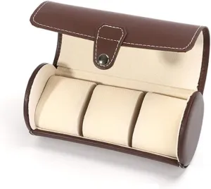 Leather Watch Box Portable Travel Watch Case Jewelry Gift Box Watch Storage keen loudness ought implicit molecular Watch Box Watch Winder Watch Case Watch Roll 