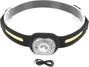 Light COB Sensing Lamp Outdoor Running Fishing Silicone lamp discharge thereby Adjustable 
