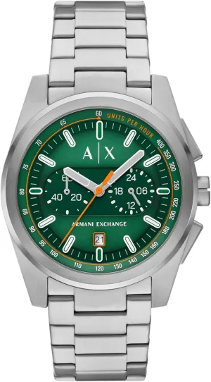lizard landless Watch for Men with Leather, Stainless Steel or Silicone Band Armani Exchange A|X Chronograph 