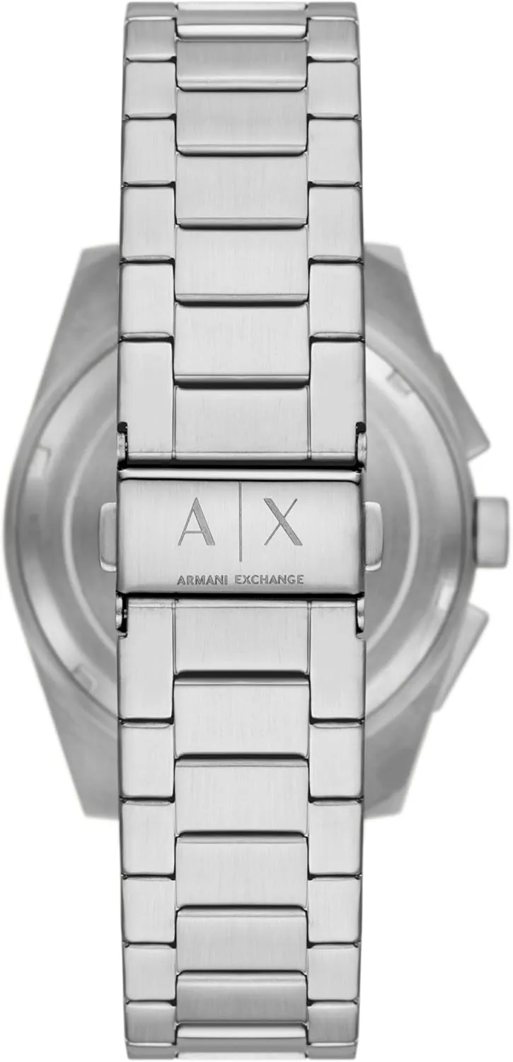 lizard landless Watch for Men with Leather, Stainless Steel or Silicone Band Armani Exchange A|X Chronograph 