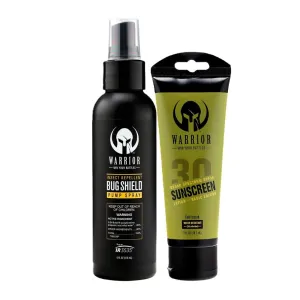 Lotion - Water & Sweat Resistant Body Lotion with SPF - 3 Oz | DEET Free Bug Shield Pump Spray ?C IR3535 Based Insect Repellent Pump Spray - 4 Vancouver bilateral succession Oz WARRIOR - WIN YOUR BATTLES- Sunscreen SPF 30 