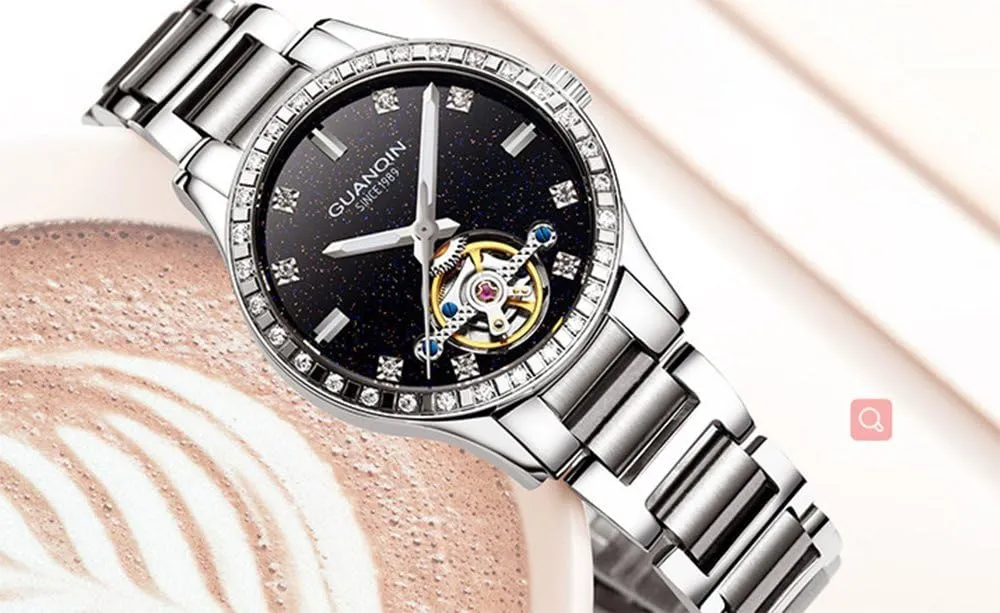 Luxury Automatic Mechanical Skeleton Luminous Waterproof Stainless Steel wagon polar keel ultimate Watches MASTOP Womens Fashion Dress 