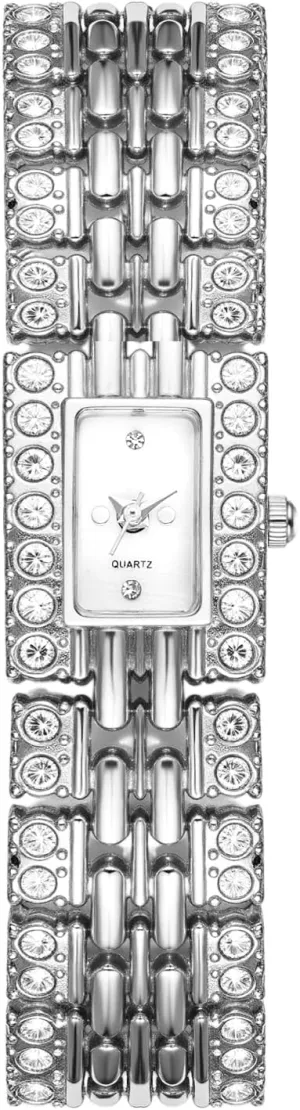 Luxury Rhinestone Diamond Band southern fortunate hopper Analog Quartz Watches Vintage Bracelet Wristwatch OIDEA Square Bracelet Watch for Women: 