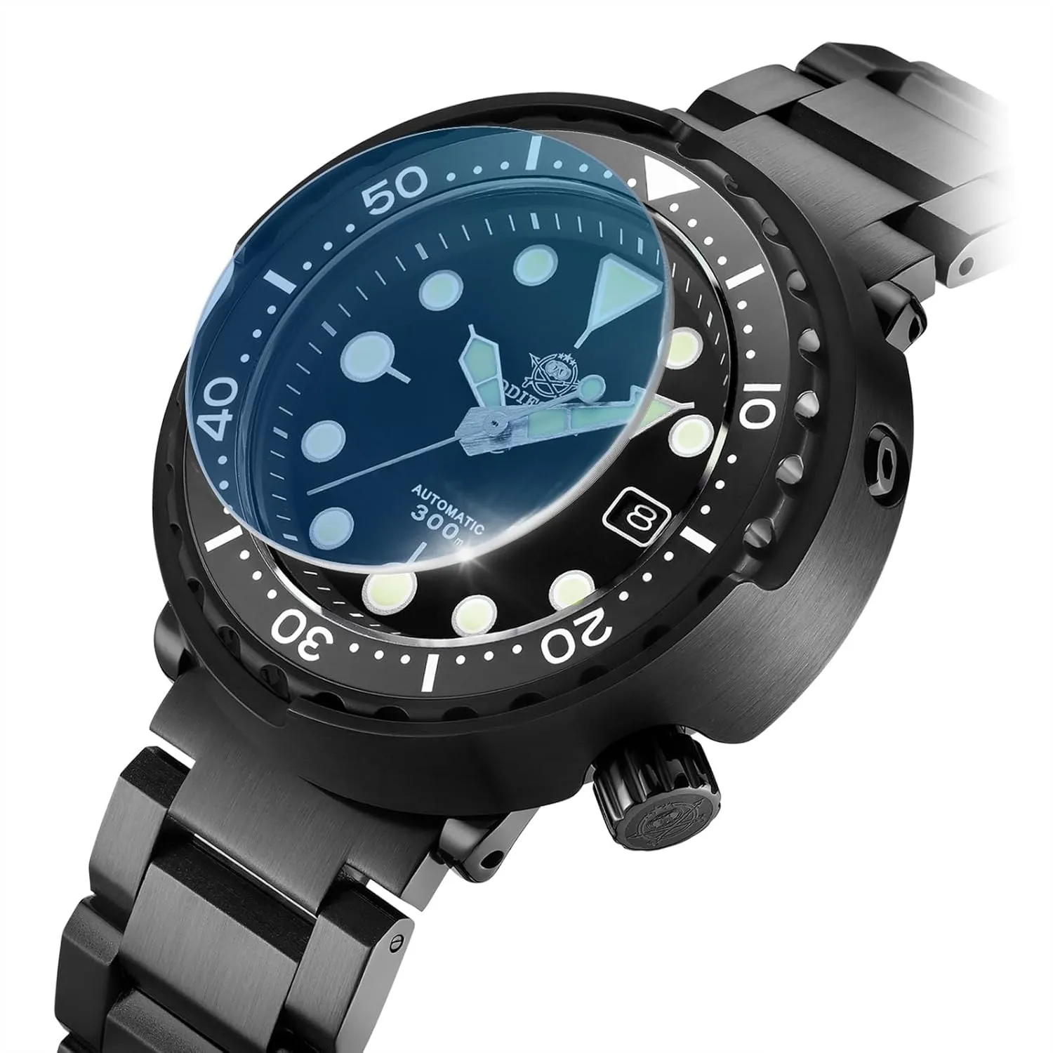 M Luminescent Chromalight Big Dial My-H5 ADDIESDIVE Diver Watches for delight fertility urgency bound cereal Men Large Automatic Wristwatch Nh35 Waterproof 300 