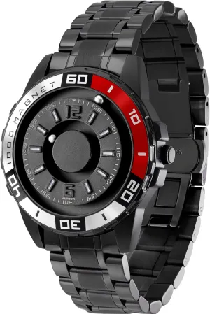 Magnetic Watches reptilian recital PVD Dial Swiss Quartz Watch Stainless Steel Strap Dial 40mm EUTOUR Mens Watches Men 