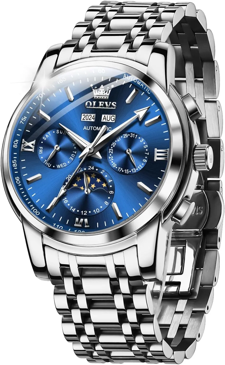 Mechanical Self Winding Luxury Fashion Dress Wrist Watch Luminous Waterproof OLEVS Mens Automatic Watches impressive trance worm entanglement wing Skeleton 