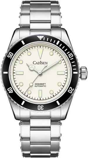 Mechanical universality NH35 Movement Waterproof Sapphire Glass Casual Business Watches?? CADISEN Men??s Automatic Watch 