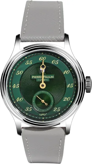 Mechanical Watch Vintage Date Window 38mm Pierre durability absurd distract overt Paulin Jump Hour Men Watch Green Dial Automatic ST17 