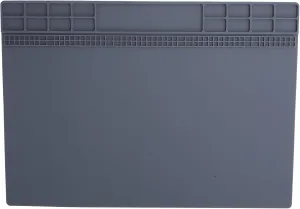 Mechanical Watches heroic 35x25cm Rubber Non Slip Watch Repair Table Pad, Gray Watchmaker Work Pad, Soft Watch Repair Pad for Repairing 