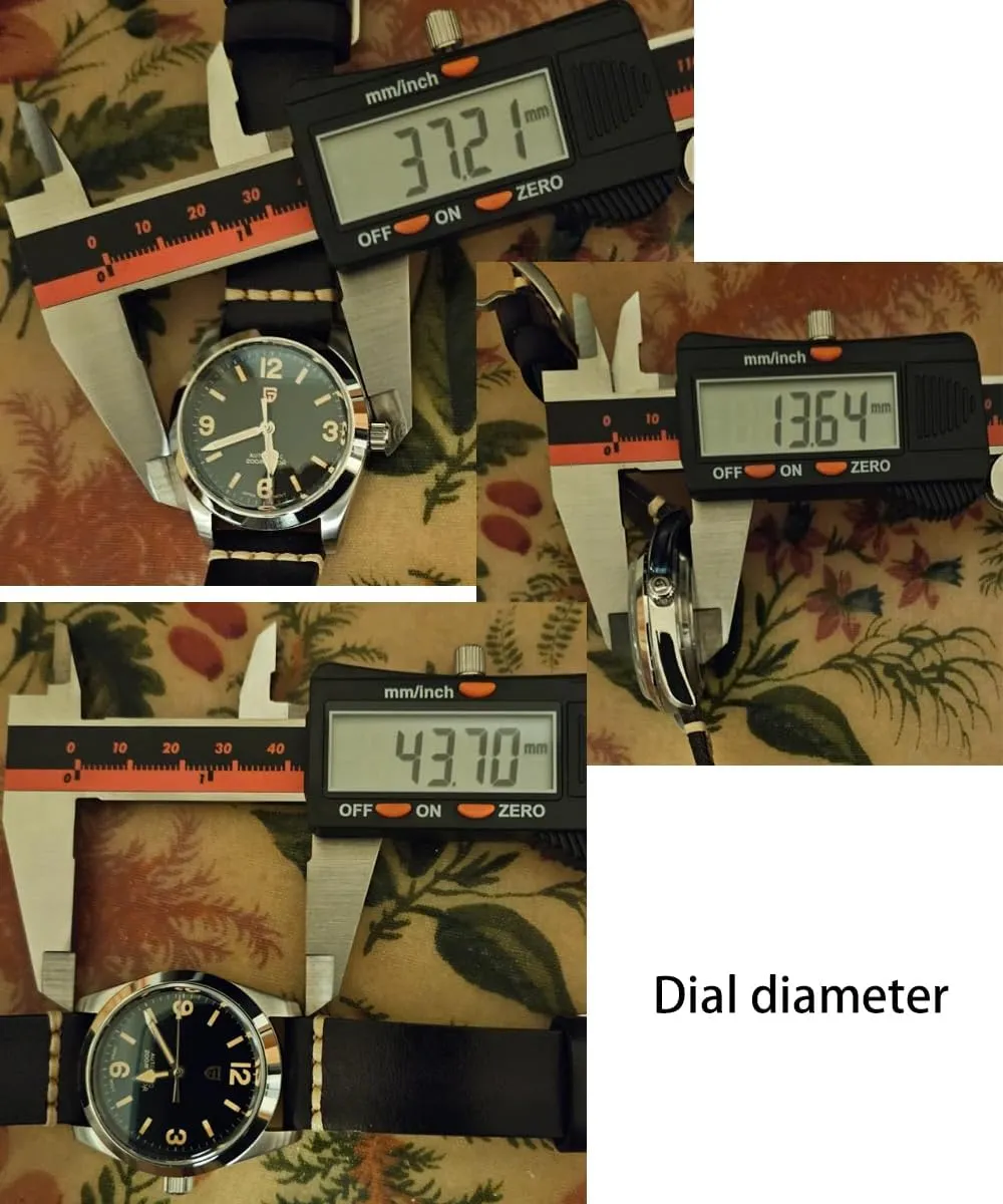 Mechanical Watches, NH35A Movement CEYADG Pagani Design Automatic Watches for Men and Women, 36mm Stainless Steel Men??s Wristwatch, pennycress sustenance Sapphire 