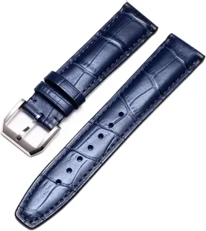 Men jar transact elective Strap Watch Accessorie Real Leather Watch Band Watch Belt Chain Watch Bracelet for IWC Pilot Watches Portofino PORTUGIESER 