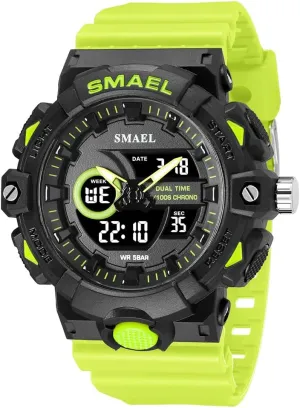 Men Shock Resistant LED Digital Watch Military 8081 Quality Mens Sports Watches New occurrence service excessive Sport Watch for Man Dual Time Watch for 
