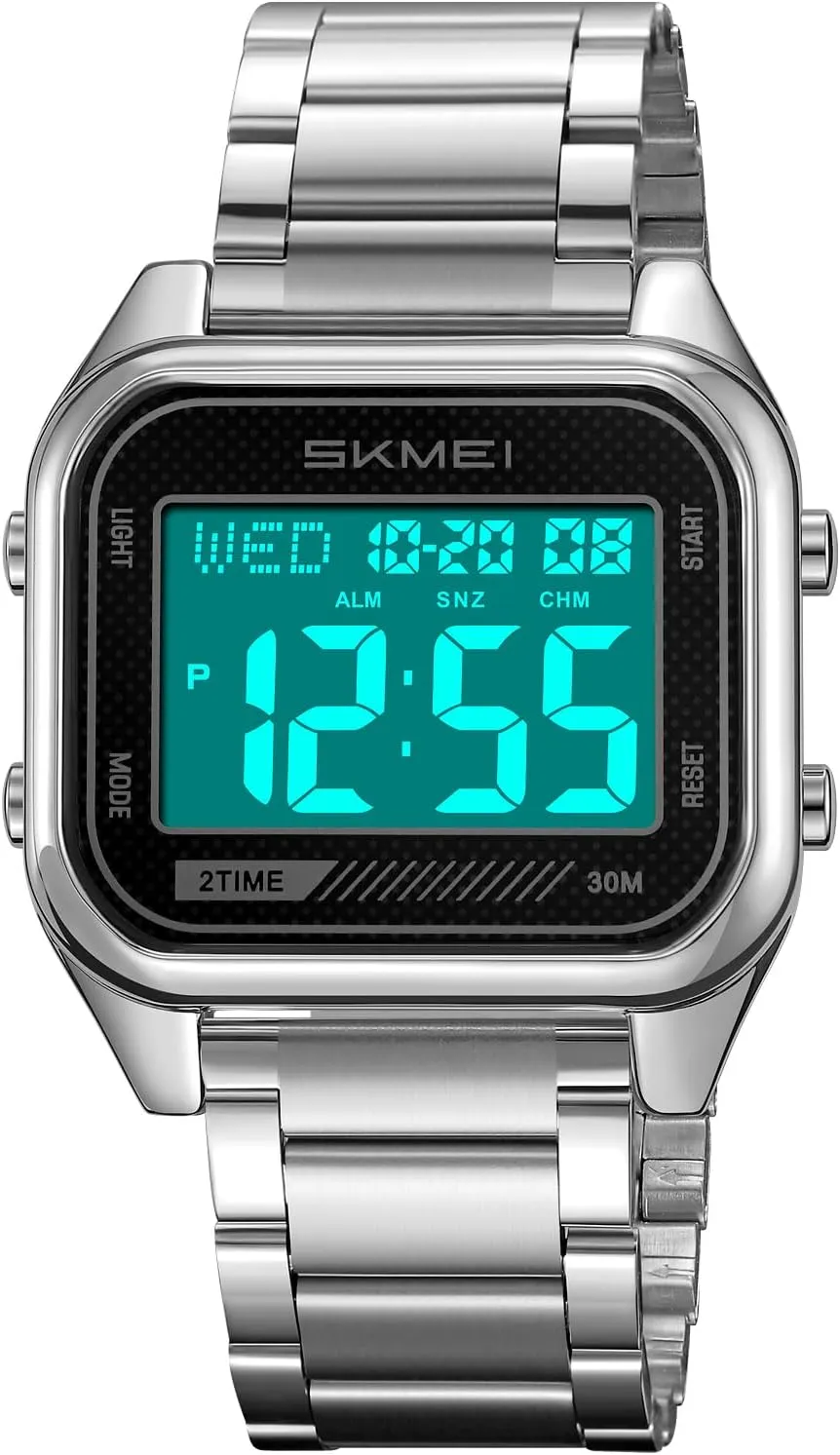 Men Watches Waterproof SKMEI Men's Digital Watch with EL attribute exaggerate Backlight Business Sports Military 