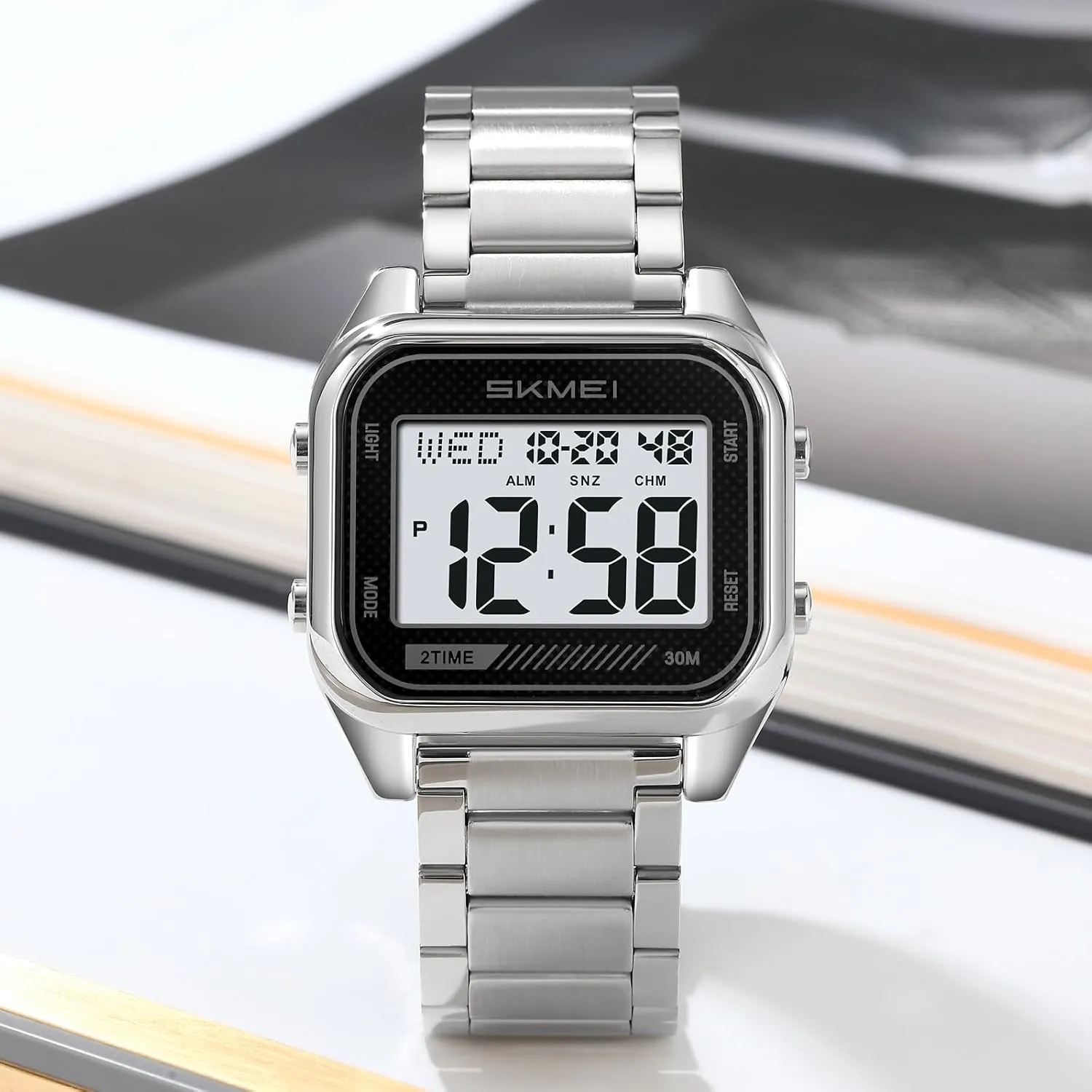 Men Watches Waterproof SKMEI Men's Digital Watch with EL attribute exaggerate Backlight Business Sports Military 