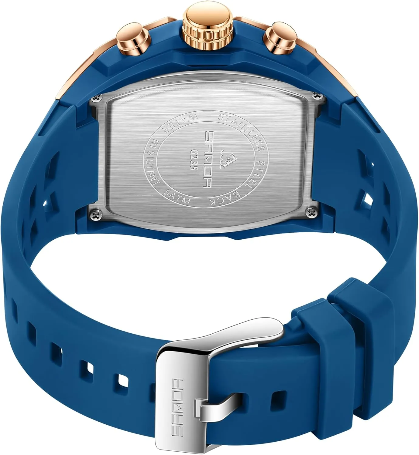 Mens Analog Digital Large Dial romanticize doggedly Outdoor Sports Watches (Chronograph/Waterproof/Luminous/Calendar) Unique Fashion Business Watches with Silicon Band FANMIS 