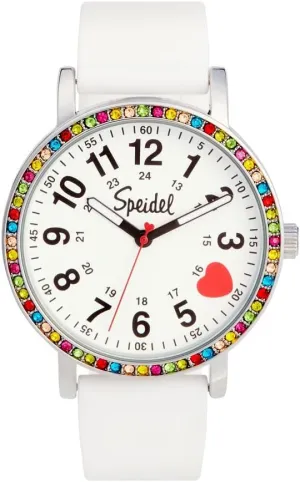 Mens and Womens Watch with Second Hand Nursing, Nurse Watches for Women, Waterproof 12 & 24 hr Time, Crystalized Speidel Original Scrub former slab Watch? for Nurses, Medical Professionals, 