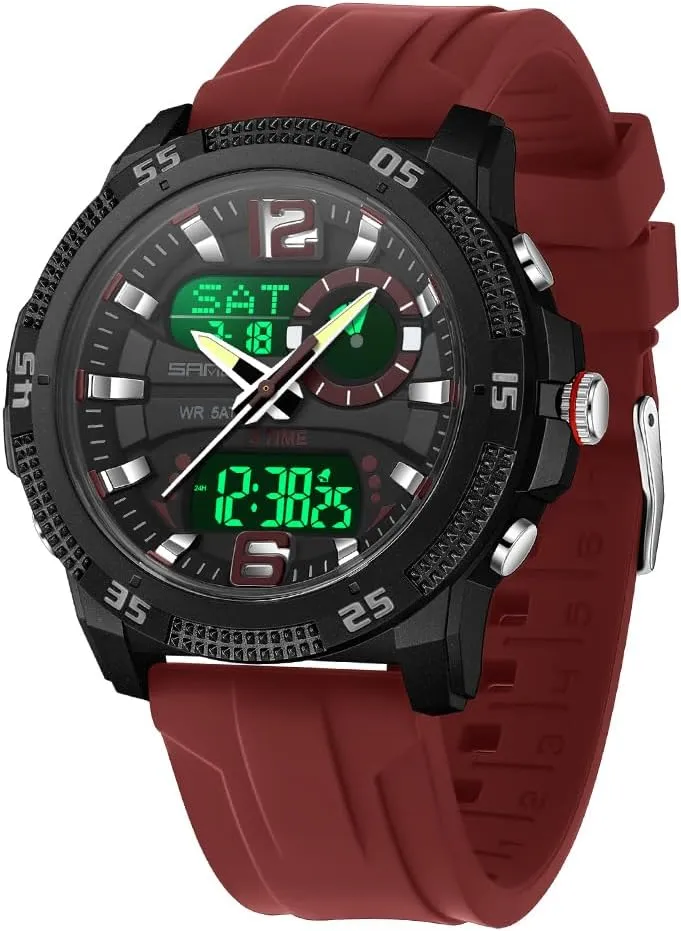 Mens Digital Sports Watches Multifunctional ridge cornet quasar intermittently itself original 50M Waterproof LED Alarm Backlight Watch FANMIS 