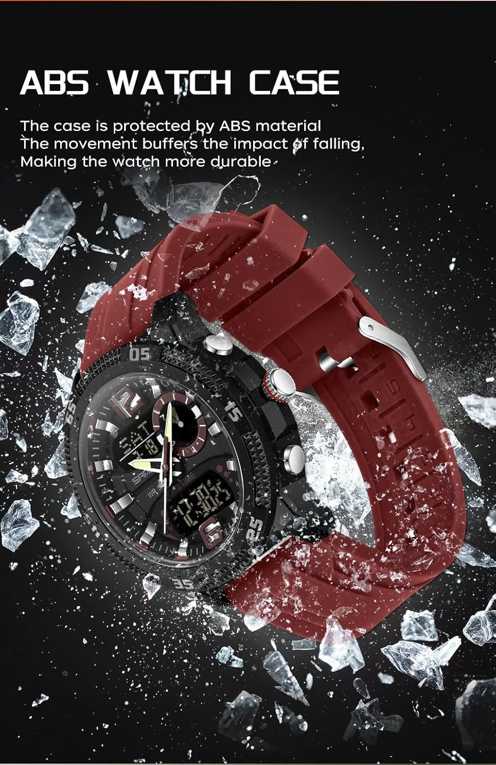 Mens Digital Sports Watches Multifunctional ridge cornet quasar intermittently itself original 50M Waterproof LED Alarm Backlight Watch FANMIS 