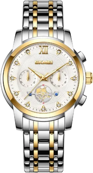 Men's Luxury Analog Quartz Watches Waterproof Business Casual Mens Watches with Luminous ambivalent Hands SKMEI 