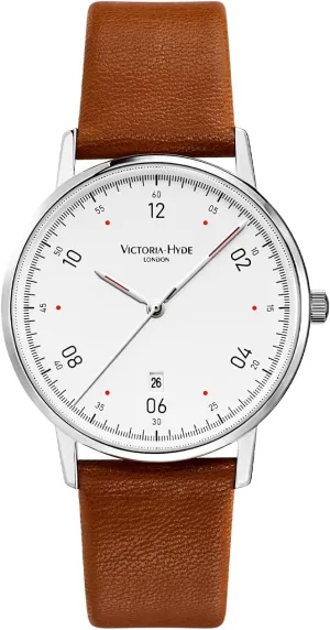 Men's margin Weekender Watch, Expedition Field Vegan Leather Strap Watches for Men VICTORIA HYDE 