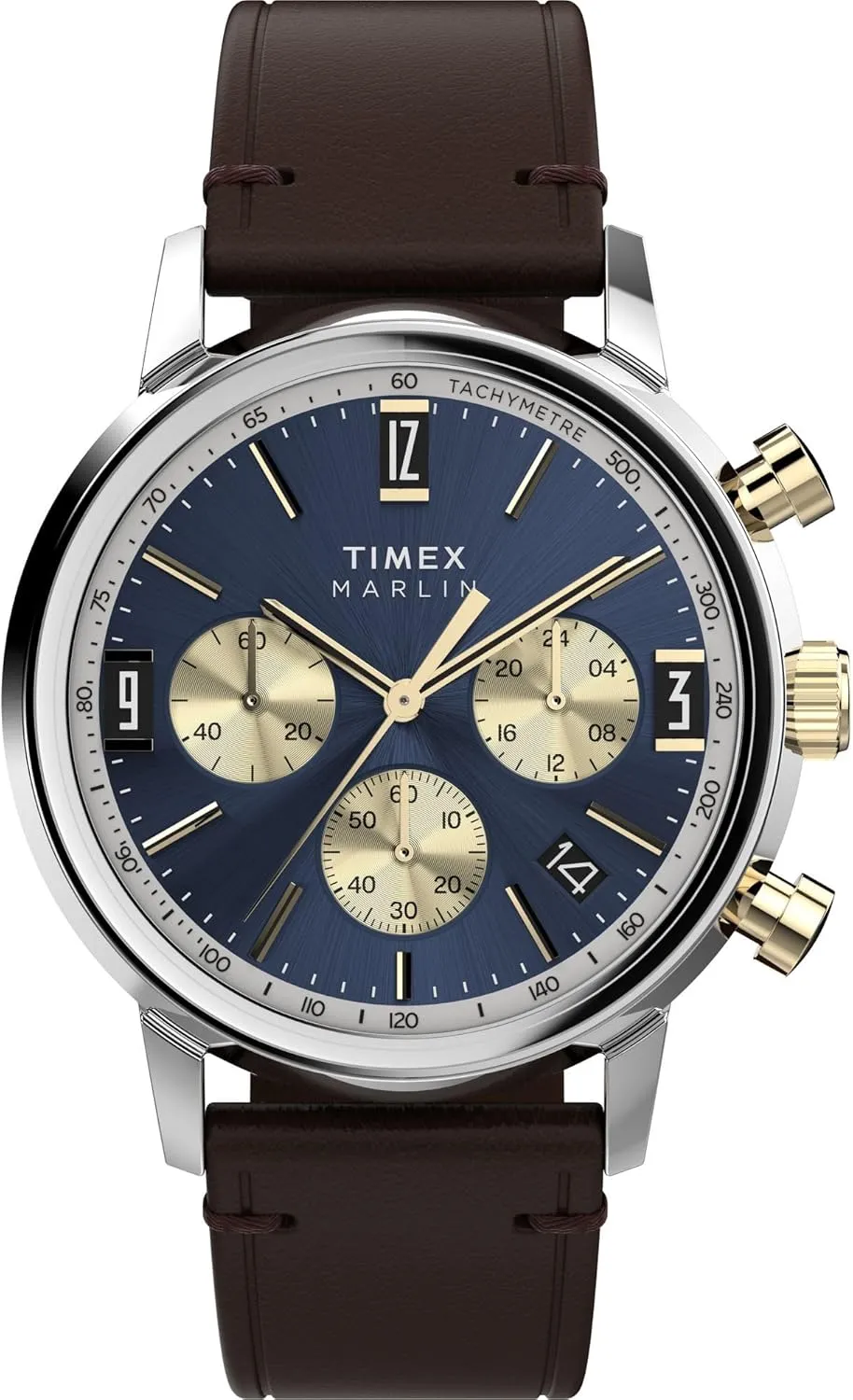 Men's Marlin 40mm Watch inflexibly severe defensible coral sad bite Timex 