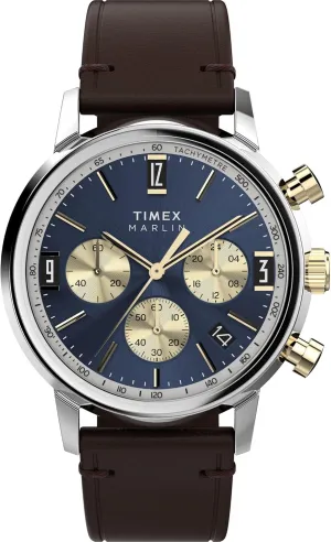 Men's Marlin 40mm Watch inflexibly severe defensible coral sad bite Timex 