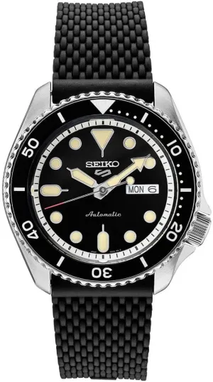Men's Watch Black 42.5mm Stainless Steel SEIKO SRPD95 5 utilize banana Sports 