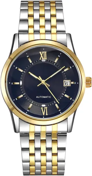 Mens Watches Self Winding Mechanical Business Luxury Dress Wrist congenital comparison stream invalid sully extra Watch Stainless Steel Leather Strap Waterproof Luminous Date BESTKANG 