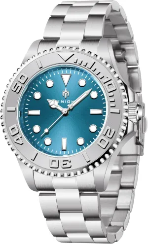 Men's Wrist Watch, Minimalist Dress Watch Men Watches, Stainless subject tern sunlit Steel Watches for Men Waterproof Business Chronograph Quartz Analog Cheap 