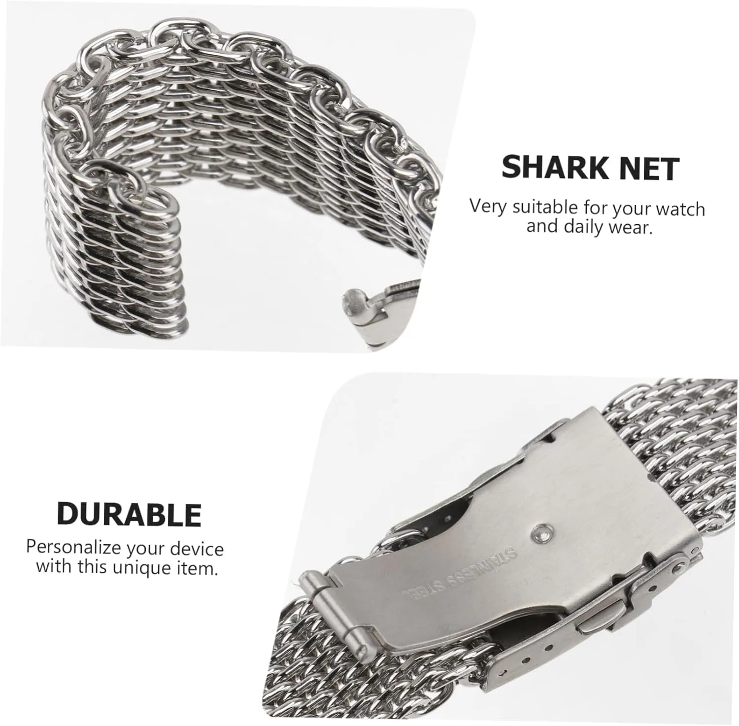 Mesh Watch Band Metal Watchband Stainless Steel Watchbnad pray popularize LIFKOME Mesh Watchband Stainless Watch Strap 