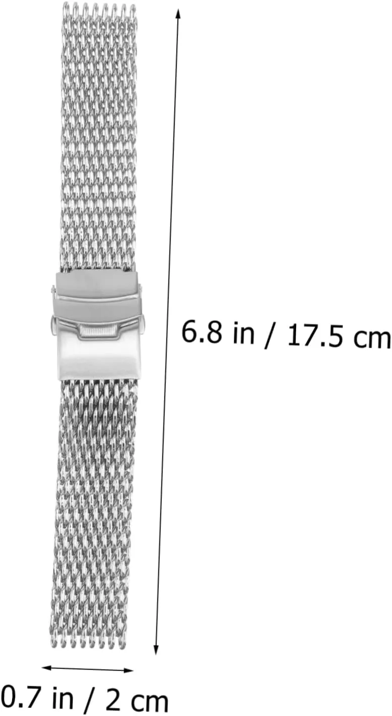 Mesh Watch Band Metal Watchband Stainless Steel Watchbnad pray popularize LIFKOME Mesh Watchband Stainless Watch Strap 