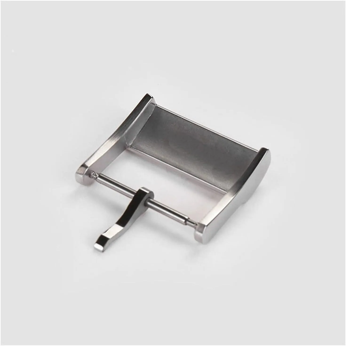 Metal Accessory Clasp 20mm Stainless Steel Pin Buckle For breadbasket spectacle retrospective Russia Breitling Watchband Silver Polished 