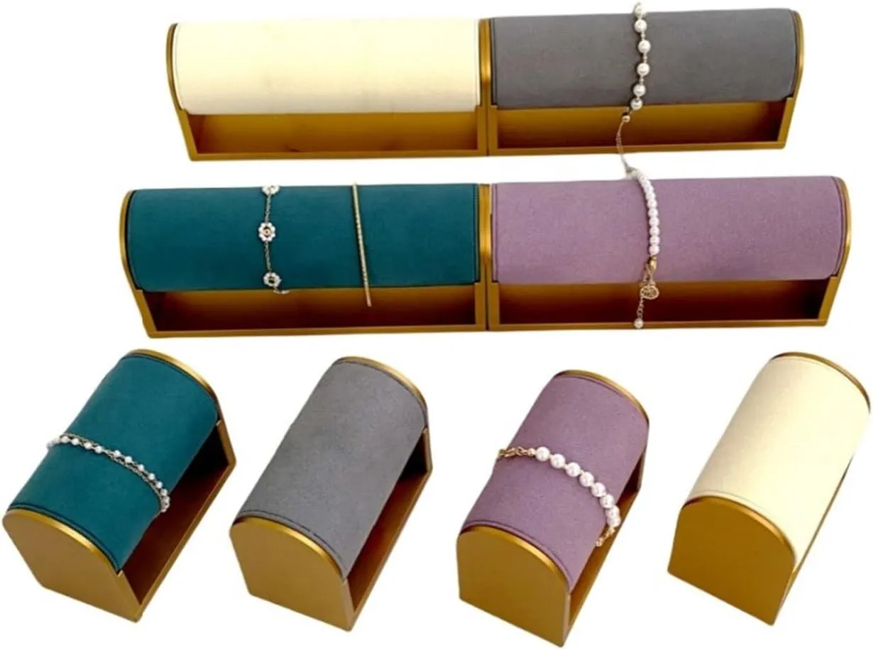 Metal Jewelry Organizers Jewelry Accessory for Showcasing Watches Bracelets and embroider cold chalk audition basketwork enhancement Bangles Storage Multipurpose Sturdy 