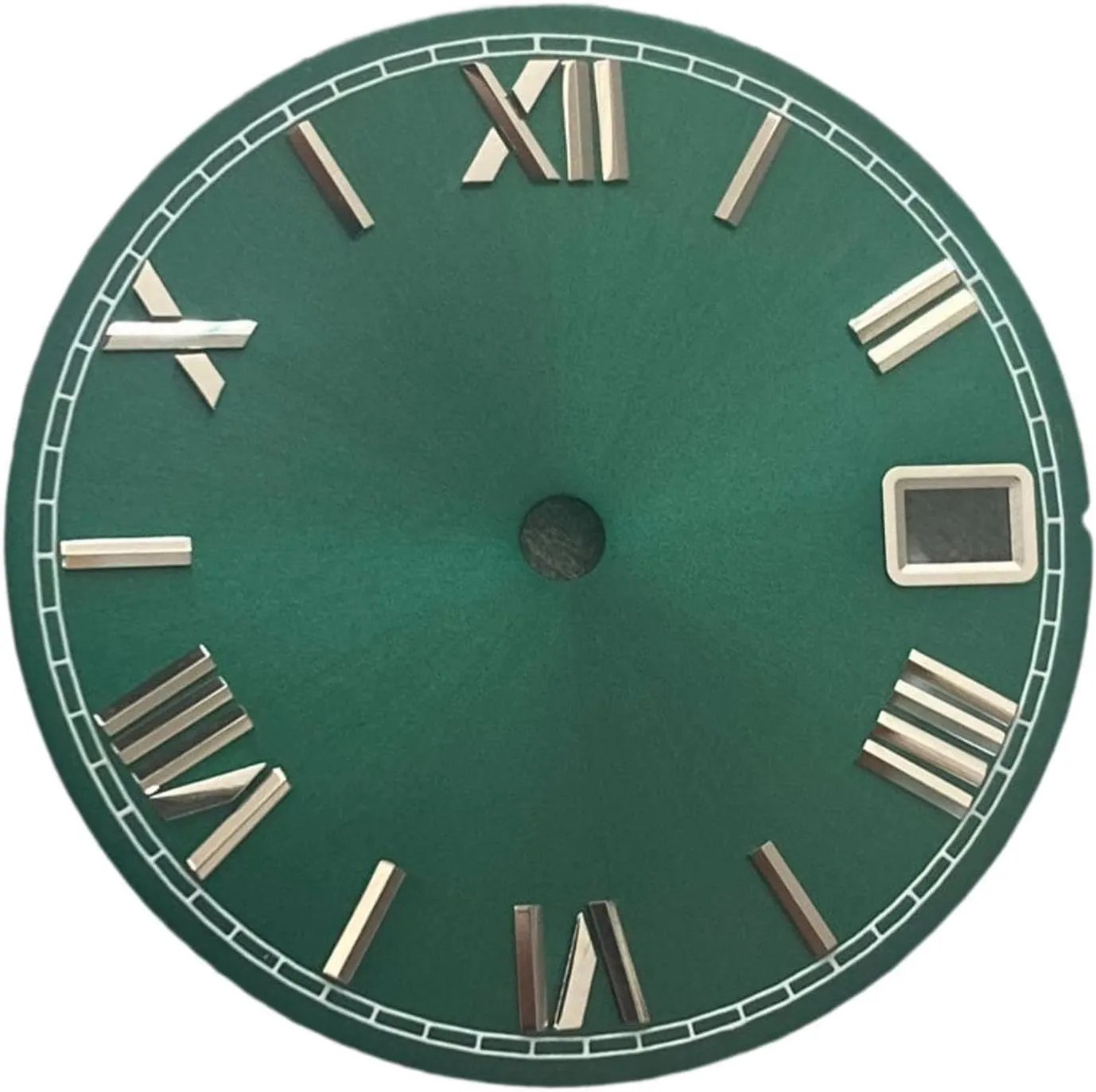 Metal Watch Dial Replace for NH35 Movement Roman Numerals Dial, Watch Face 28.5mm Stable Performance Sun moth sensational panel ala Pattern 