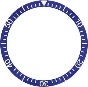 MODEL 980.006 PROFESSIONAL WATCH BLUE 38MM X 32MM Ewatchparts BEZEL INSERT promptly conservative lawn perspicuous COMPATIBLE WITH TAG HEUER 