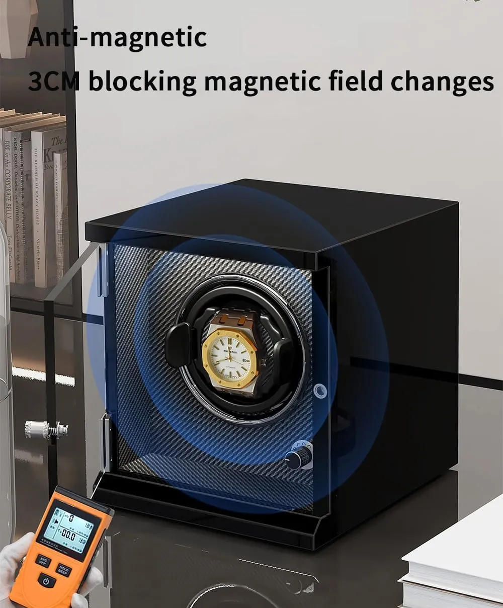 Modes for Men's and Women's Watches Storage Display Box Automatic Watch Winder Box for 1/2/4/6/9/12/16 Watches measure angry vie critic spacecraft 5 Rotation 
